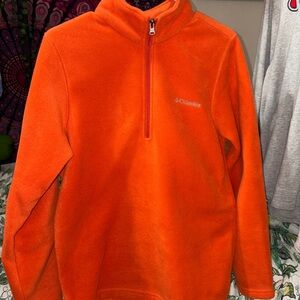 Columbia Vibrant Orange Fleece Jacket